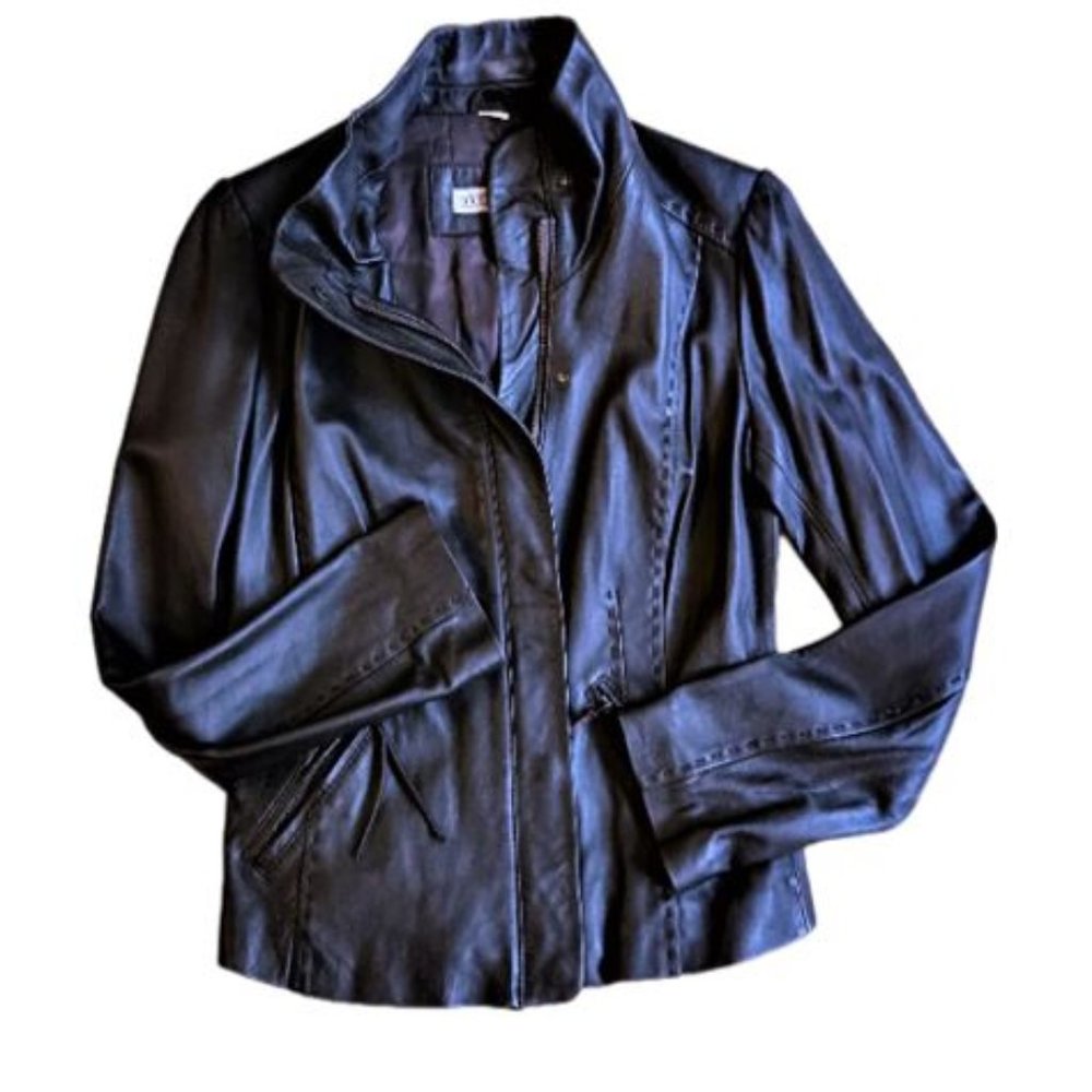 Lulu Bravo leather jacket, size L